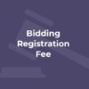 bidding registration fee