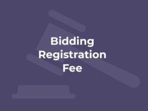 Bidding Registration Fee